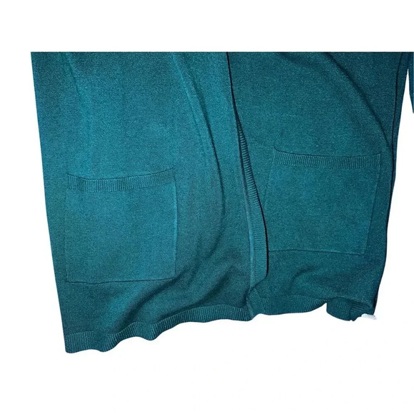 Elliott Lauren green  Cardigan Size l nwt Long Sleeves  Comfy Preppy - Picture 5 of 6